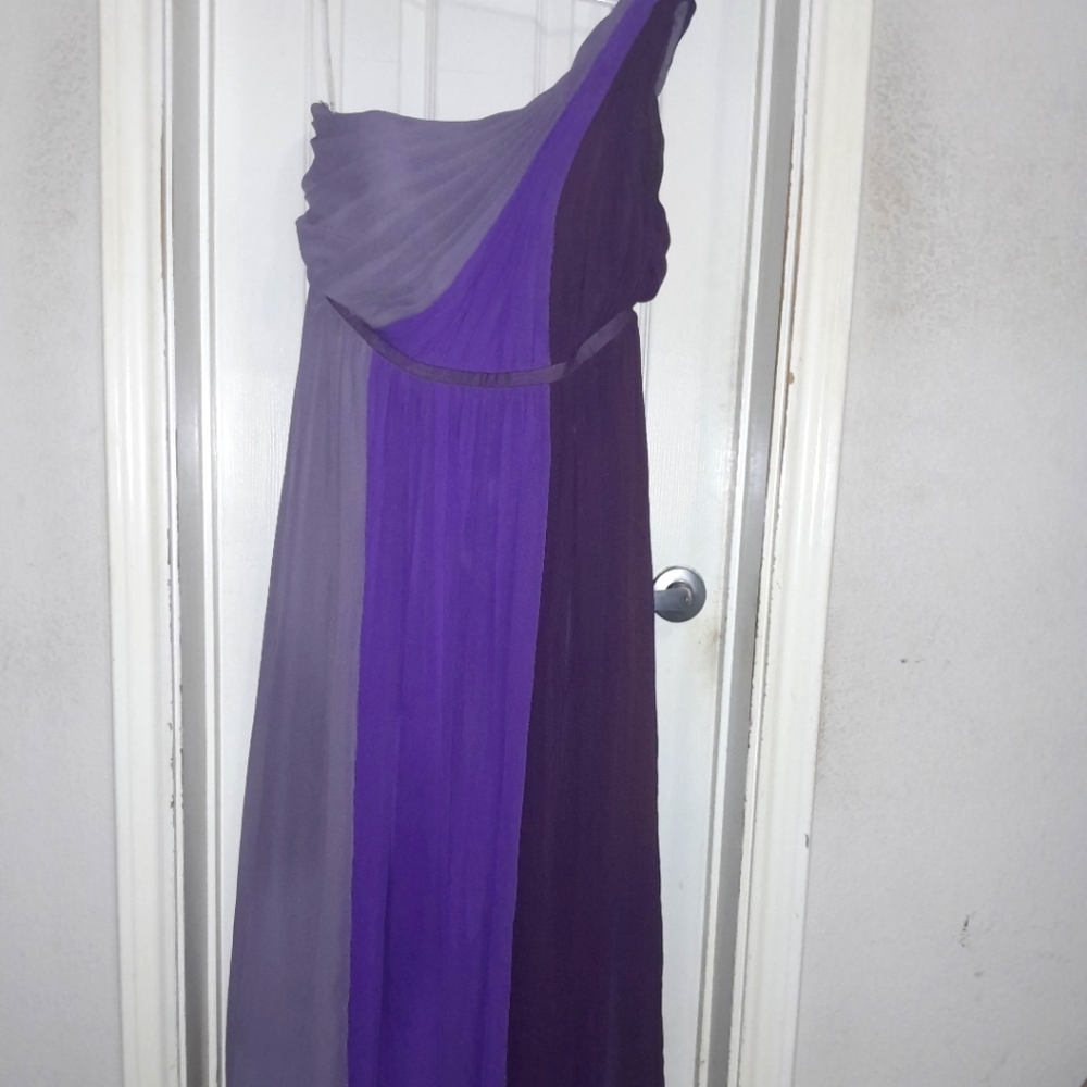 Formal Purple -Gray dress